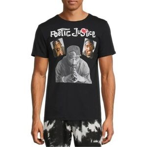 3/$15 ☮️ Chemistry Poetic Justice Tupac Short Sleeved Shirt